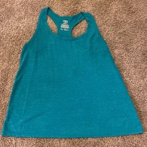 Athletic Works teal tank top